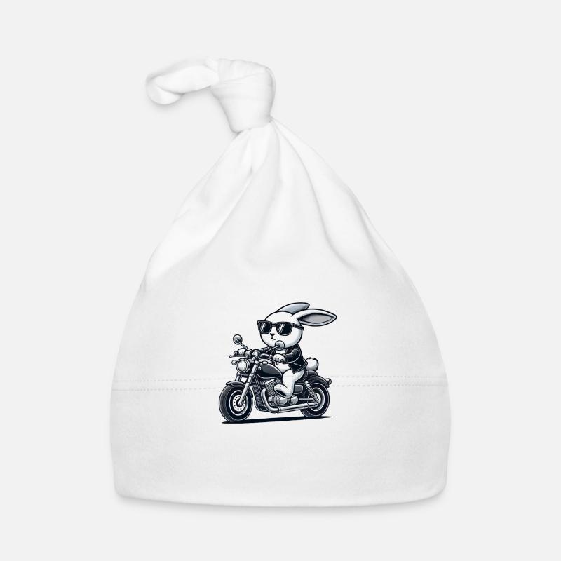 Moto Lapin Bonnet bio Bébé
