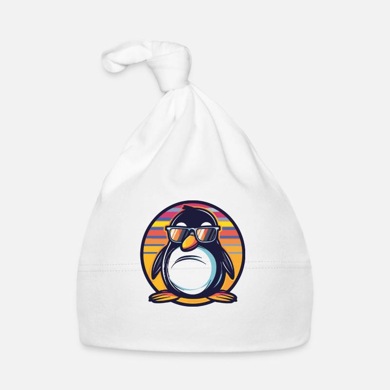 Pinguin Comic Cool Baby Bio-Mütze