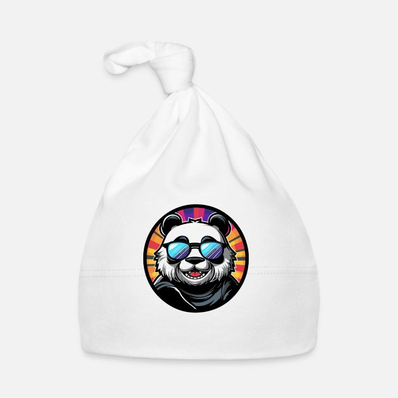 Panda Bande Dessinée Cool Bonnet bio Bébé
