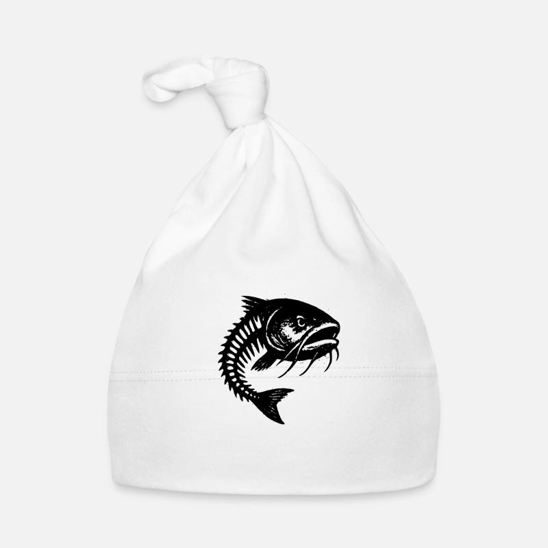 Fischgrate mit schlechter Laune Baby Bio-Mütze