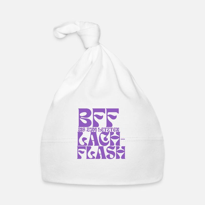BFF - Freundschaft - beste Freunde Baby Bio-Mütze
