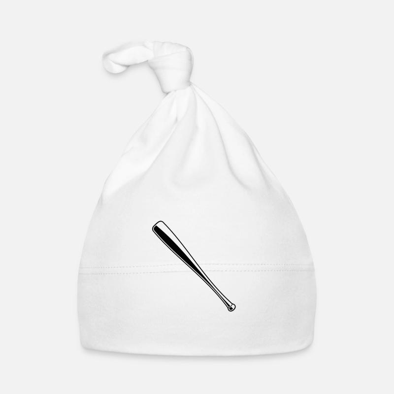 Baseball Bat Baseball Organic Baby Cap