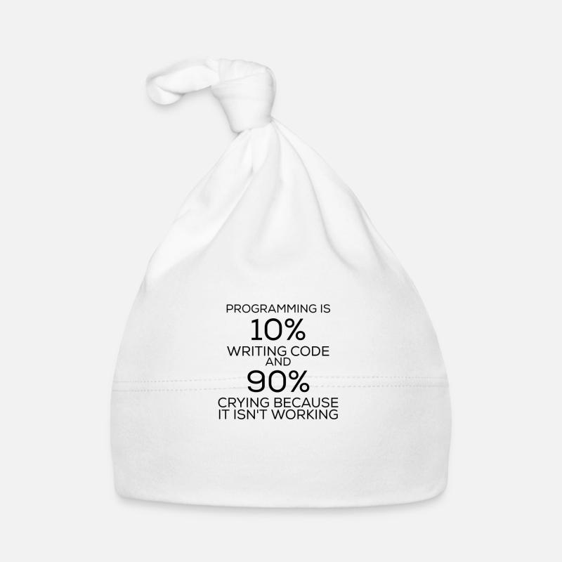 Lustiger Spruch Programmieren Programmier Baby Bio-Mütze