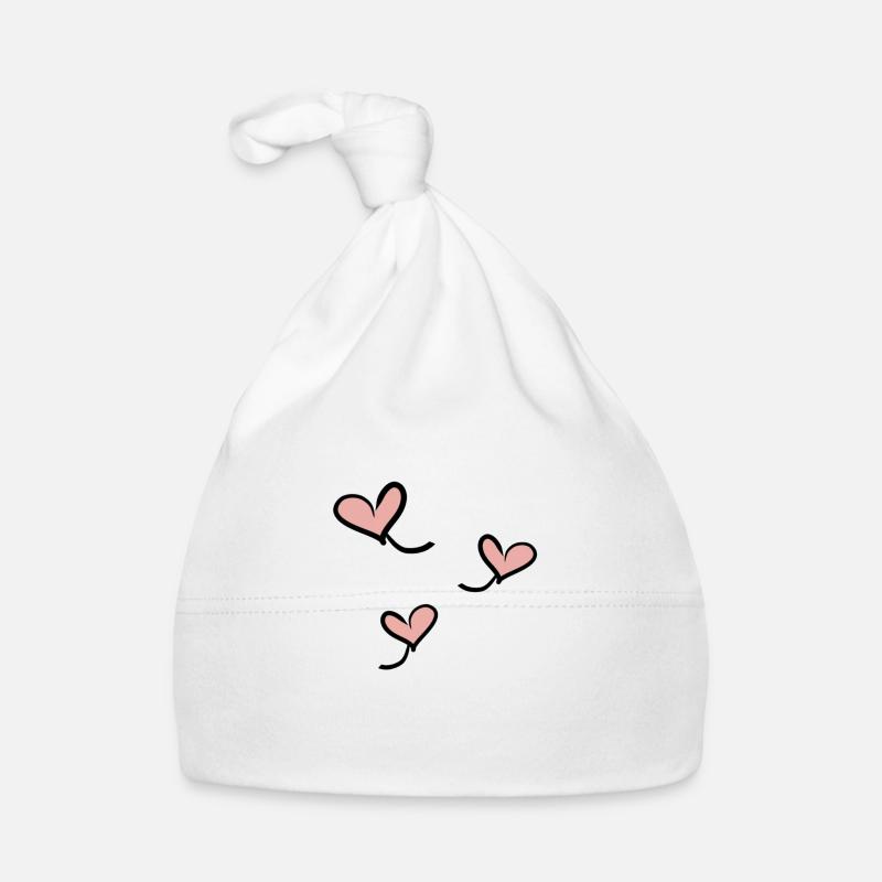 heart line Organic Baby Cap
