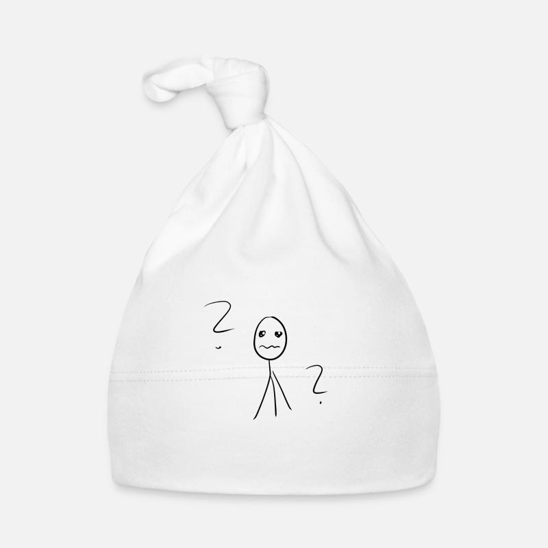 Fragezeichen Symbol Baby Bio-Mütze