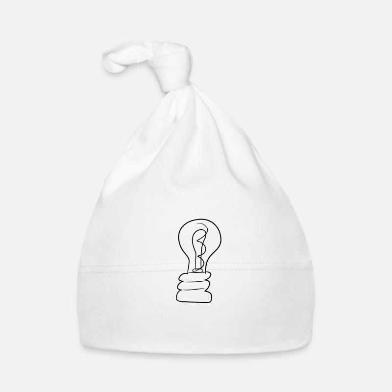 Light Bulb Knowledge Organic Baby Cap