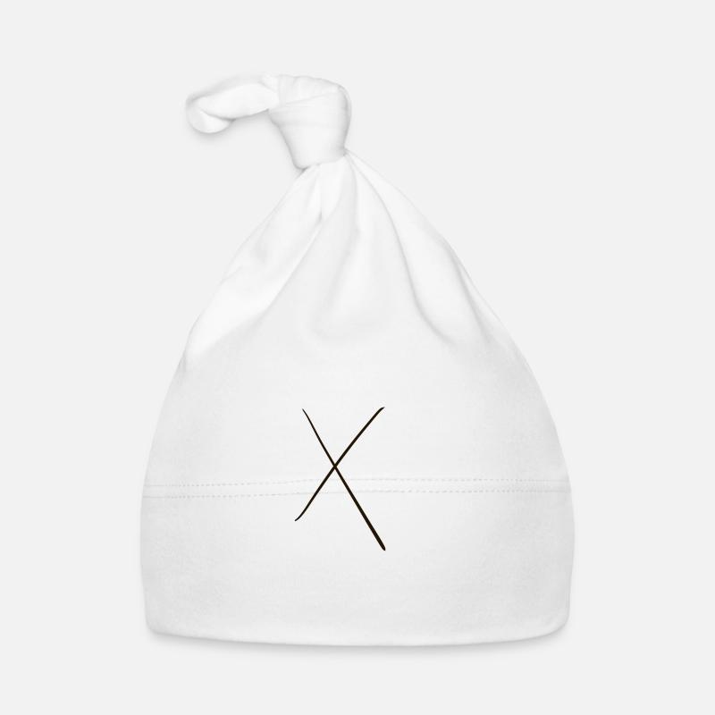 Buchstabe Wort Baby Bio-Mütze