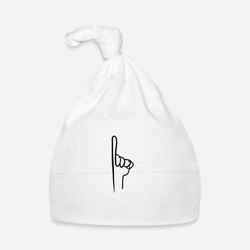 melden hand Baby Bio-Mütze