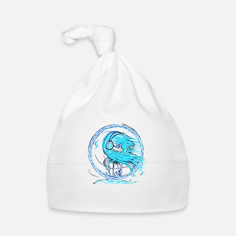 Music Water Organic Baby Cap