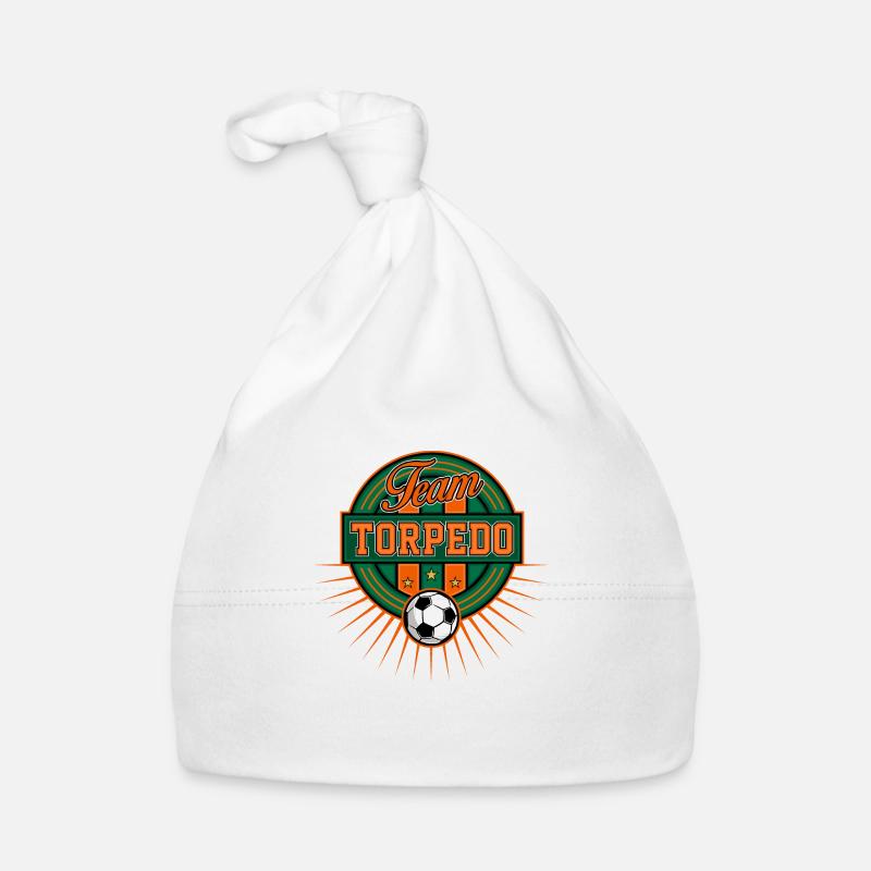 Fussball Logo Baby Bio-Mütze