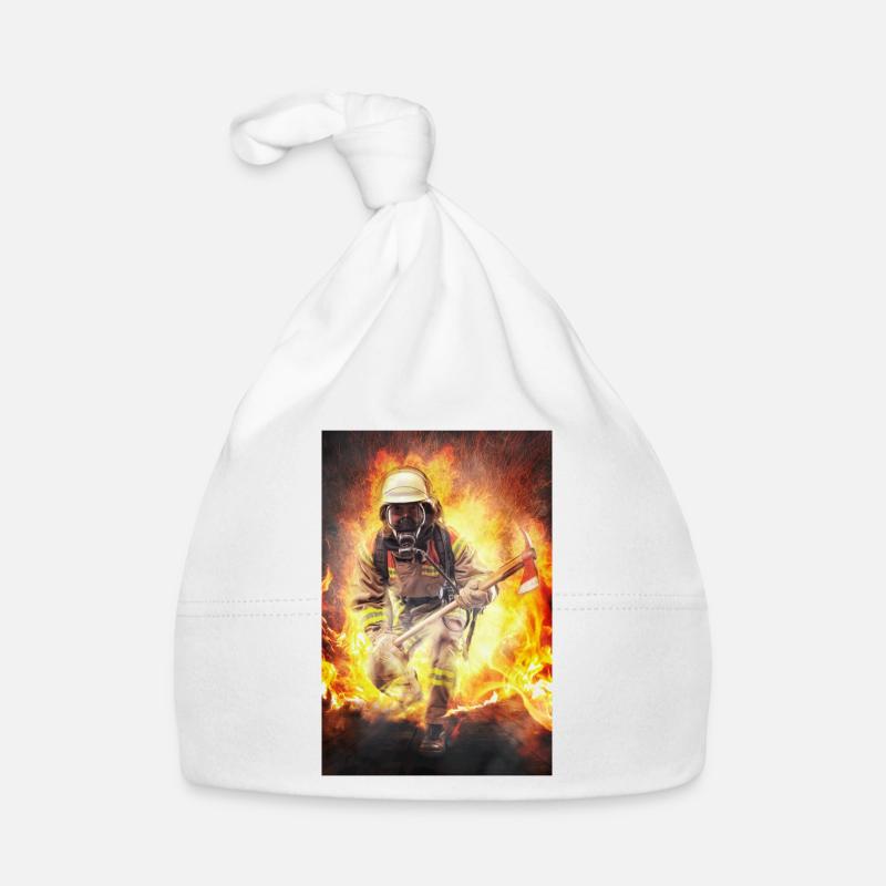Fuoco Worker ** ** Limited Edition Cappellino ecologico per neonato