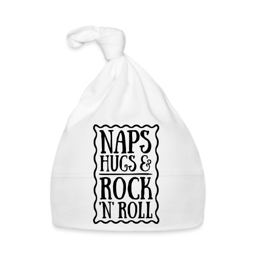 naps hugs and rock and roll — Geschenk Idee Sprüch - Baby Mütze