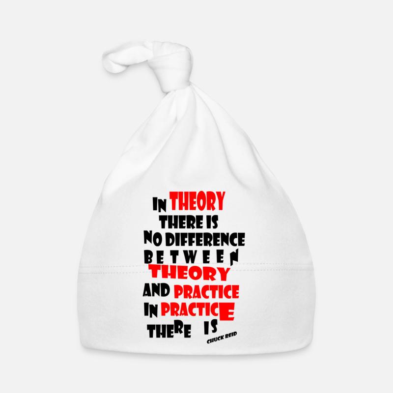 theory and practice - Bonnet bio Bébé - blanc
