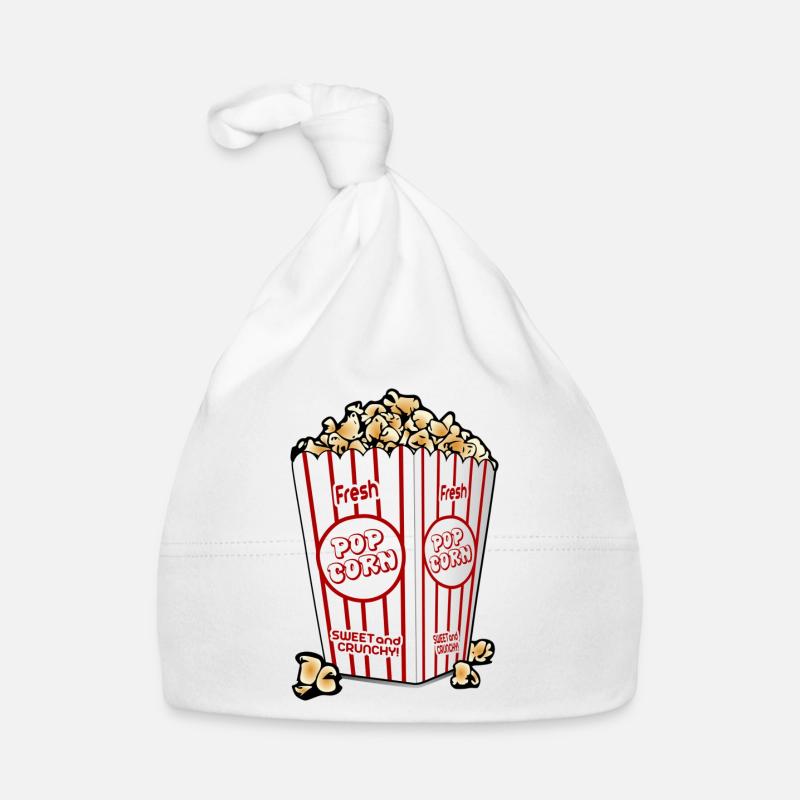 Popcorn. Geschenkidee Baby Bio-Mütze