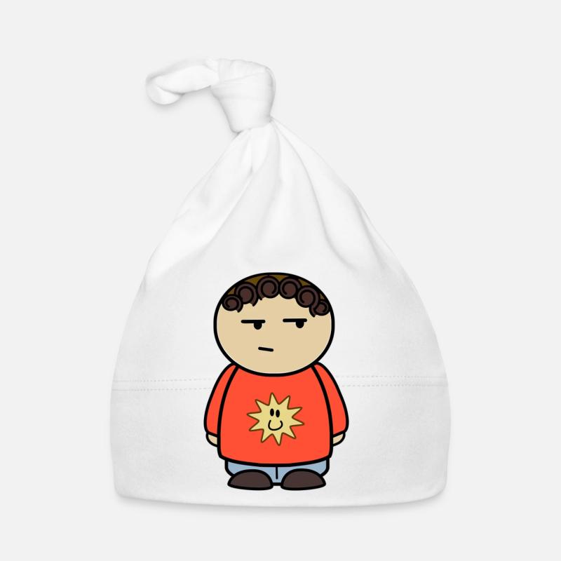 Verdächtigte Comic Figur - Geschenkidee Baby Bio-Mütze