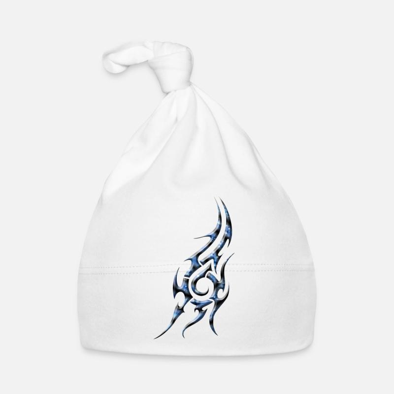 tribal 1 by customstyle - Bonnet bio Bébé - blanc