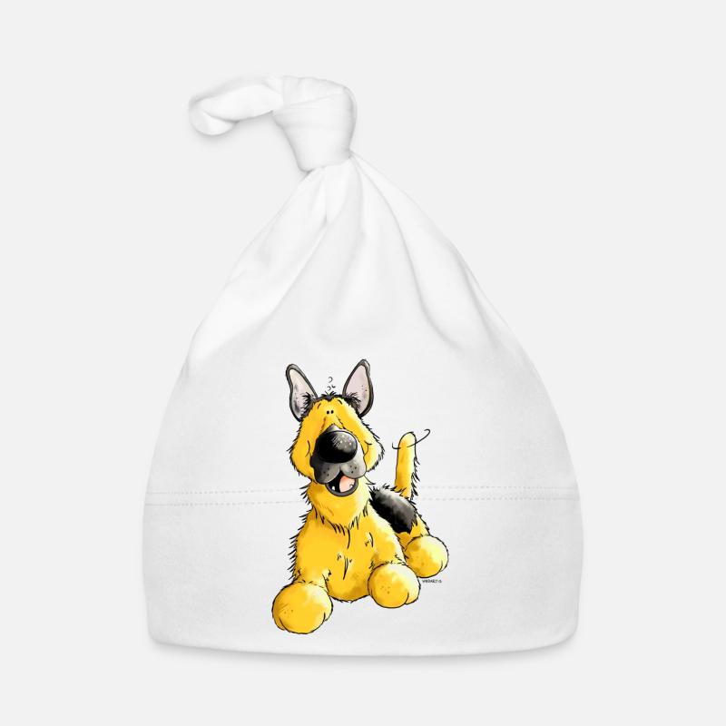 Deutscher Schäferhund - DSH - Hund Baby Bio-Mütze