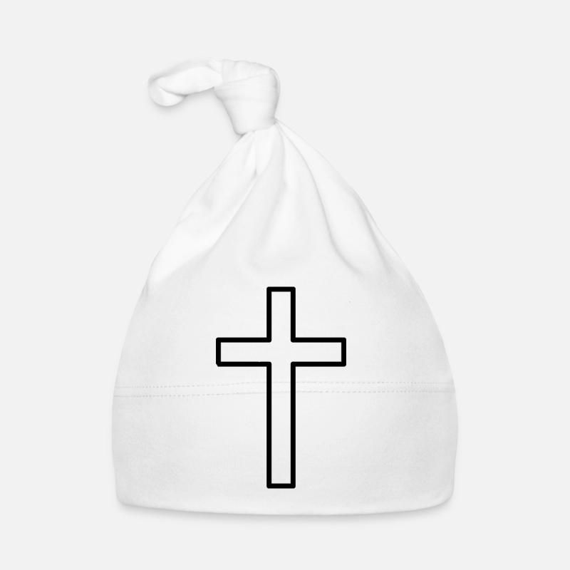 simple croix chic Bonnet bio Bébé