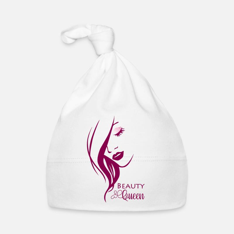 Beauty Queen - Bonnet bio Bébé - blanc