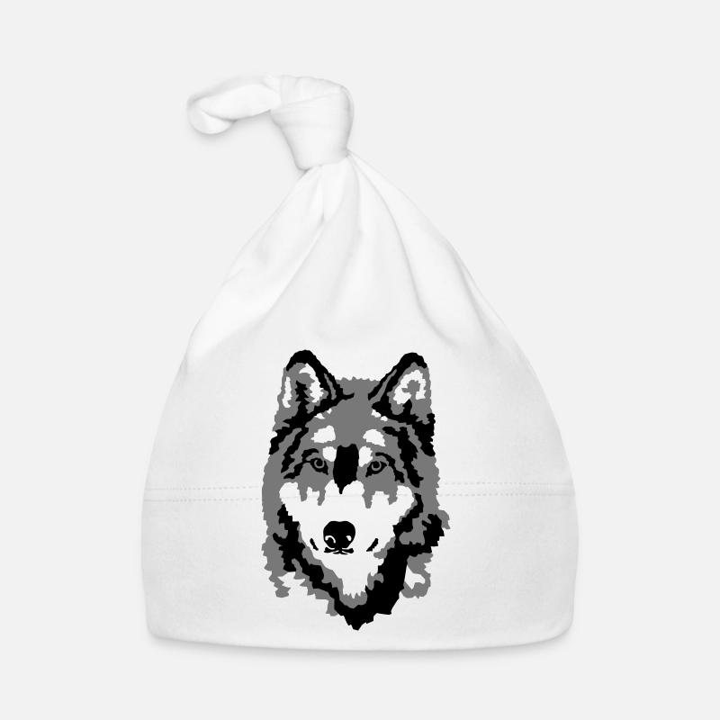 wolf Organic Baby Cap