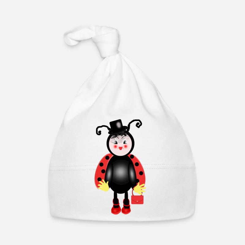 Marienkäfer Baby Bio-Mütze