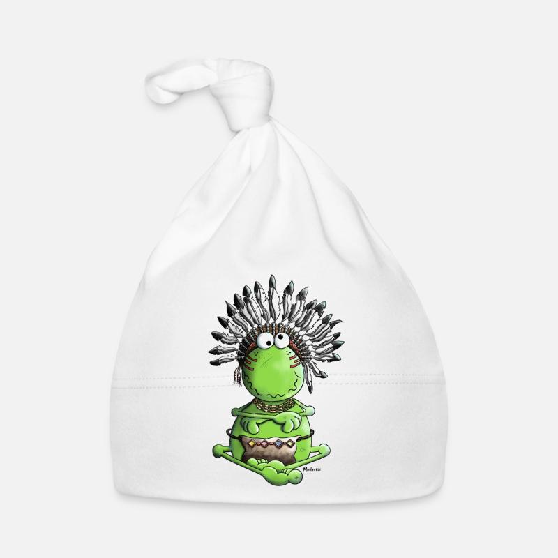 Indian Chieftain - Native - Frog Organic Baby Cap