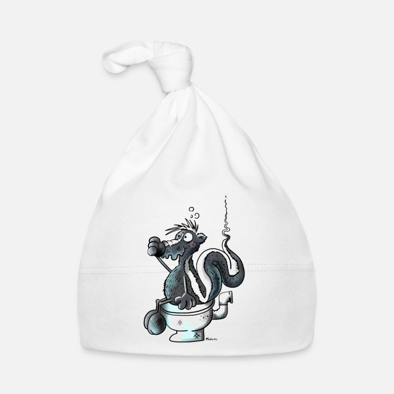 Smelling Skunk Organic Baby Cap
