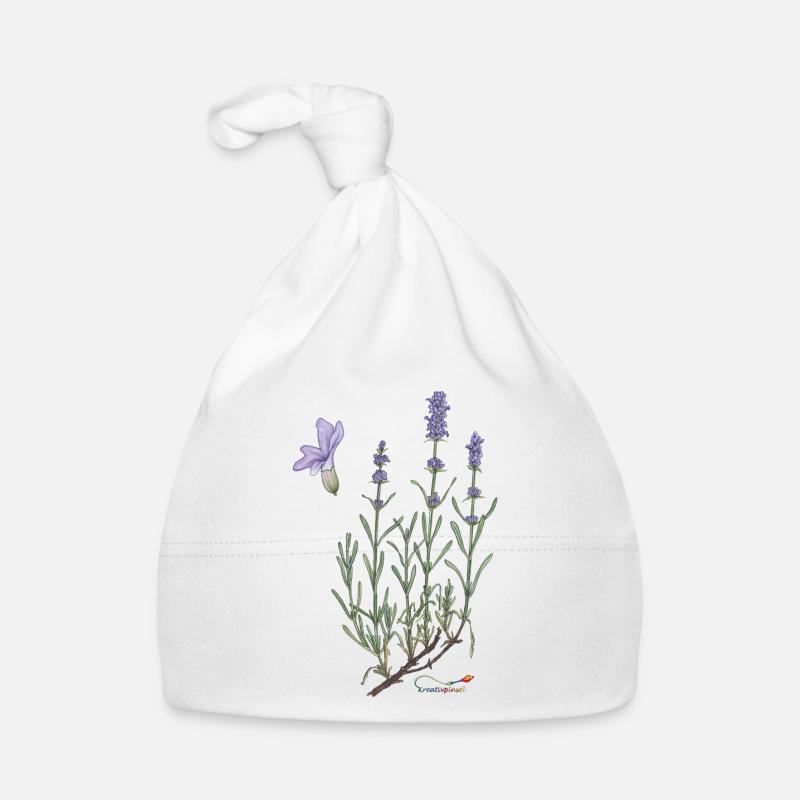 lavender Organic Baby Cap