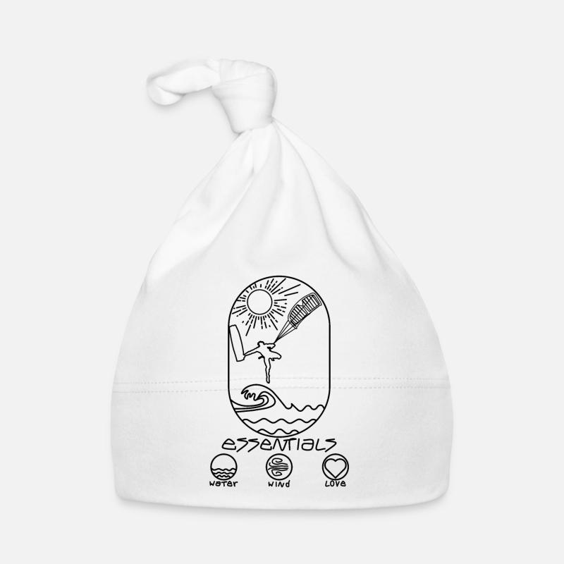 KITESURFING essential - Baby Bio-Mütze - Weiß