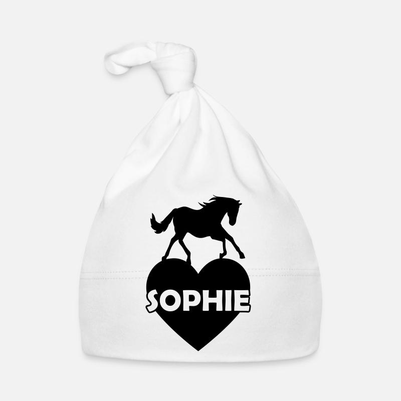 Sophie Surname First Name Organic Baby Cap