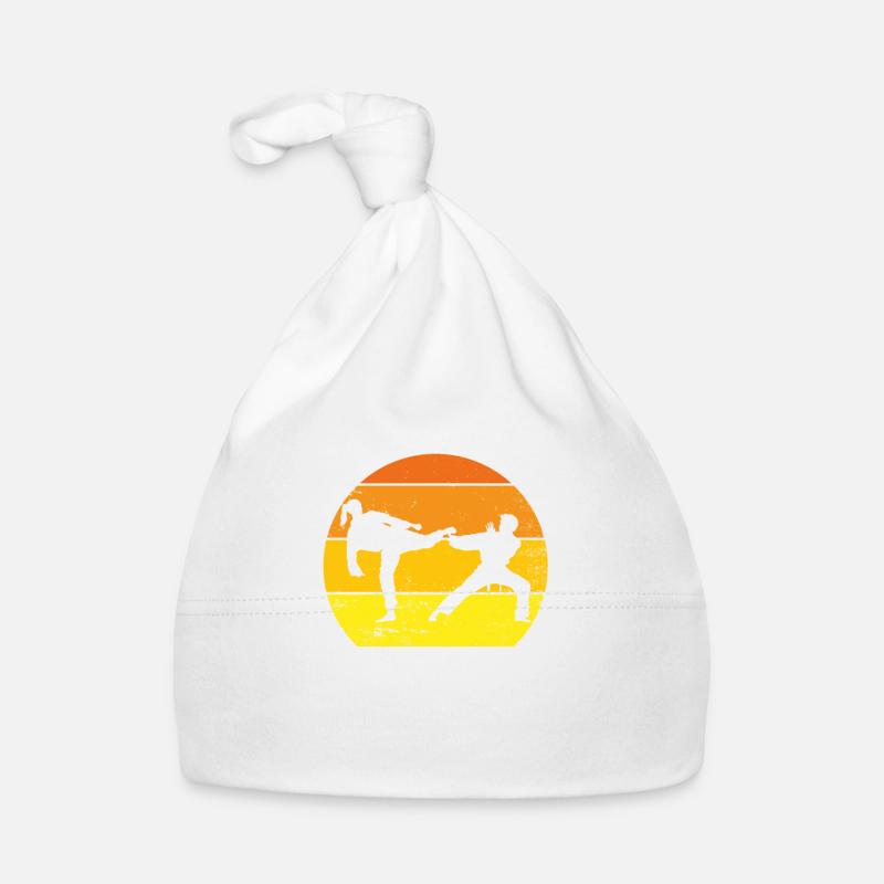 Karate originelle Geschenk-Idee Kampfsport Baby Bio-Mütze
