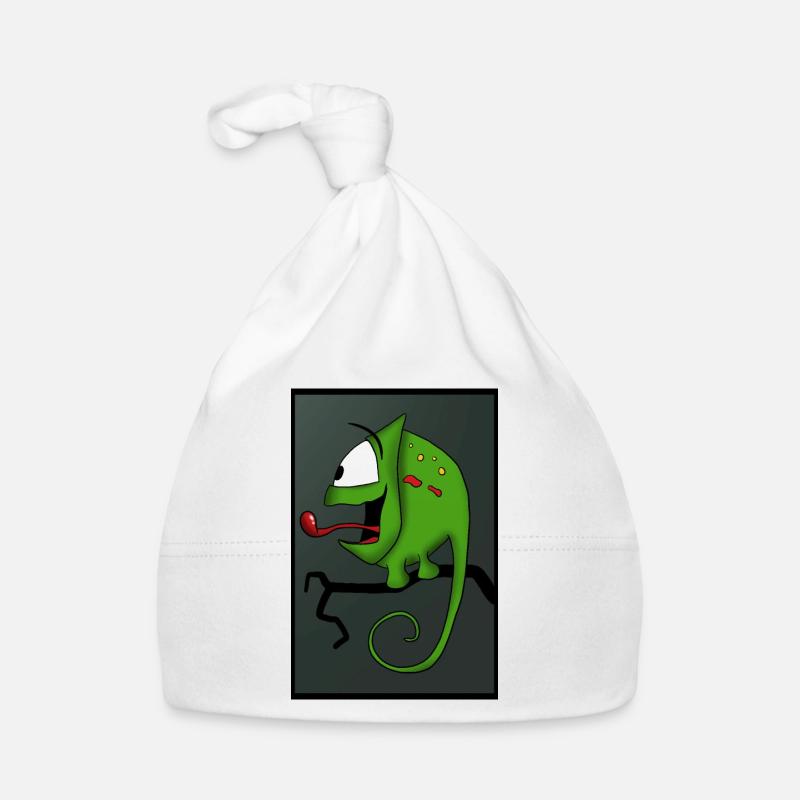 Chamäleon Baby Bio-Mütze