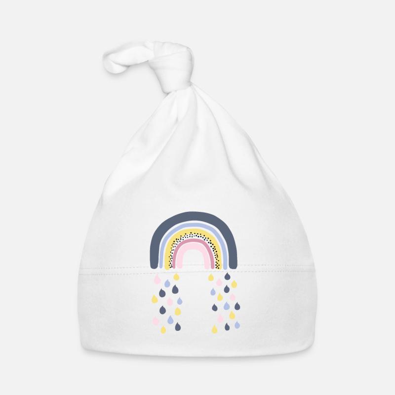 Regenbogen Baby Bio-Mütze