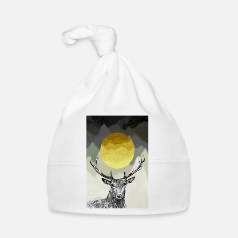 Hirsch Baby Bio-Mütze