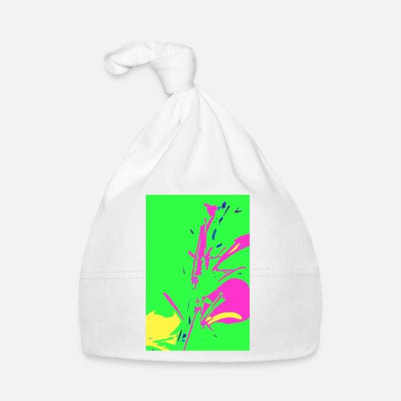 L’herbe dans pop art Bonnet bio Bébé