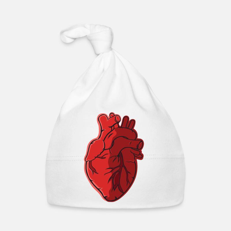Herz Anatomie Baby Bio-Mütze