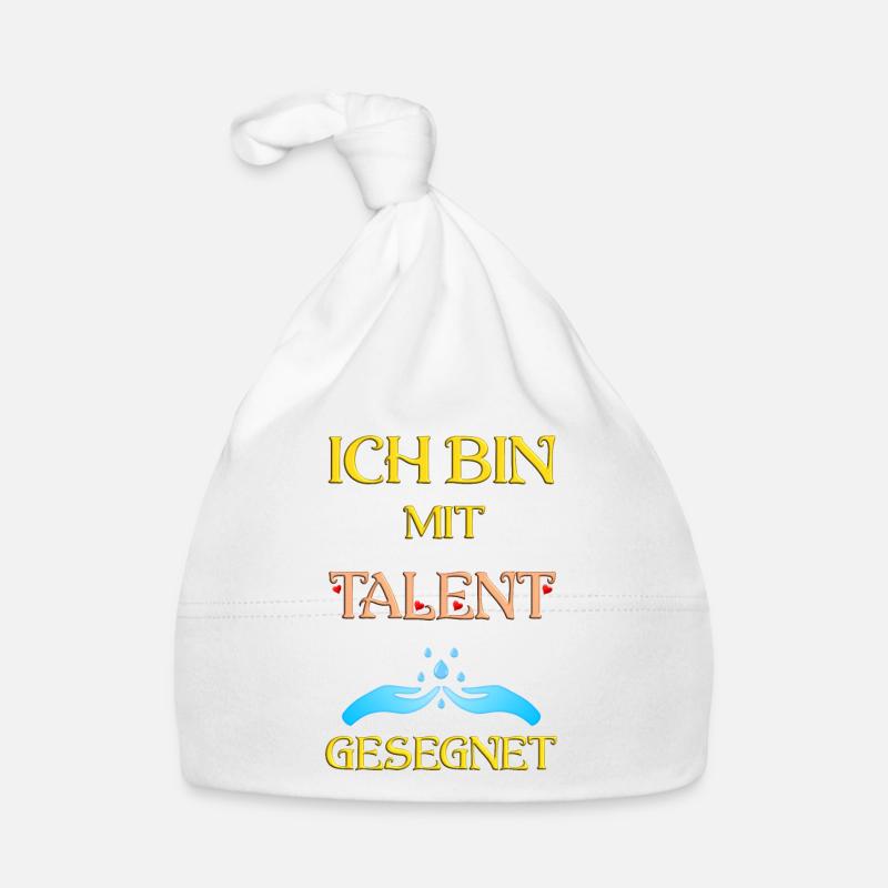 Ich bin mit Talent gesegnet Baby Bio-Mütze