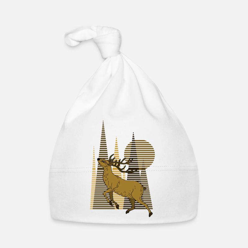 Hirsch Baby Bio-Mütze