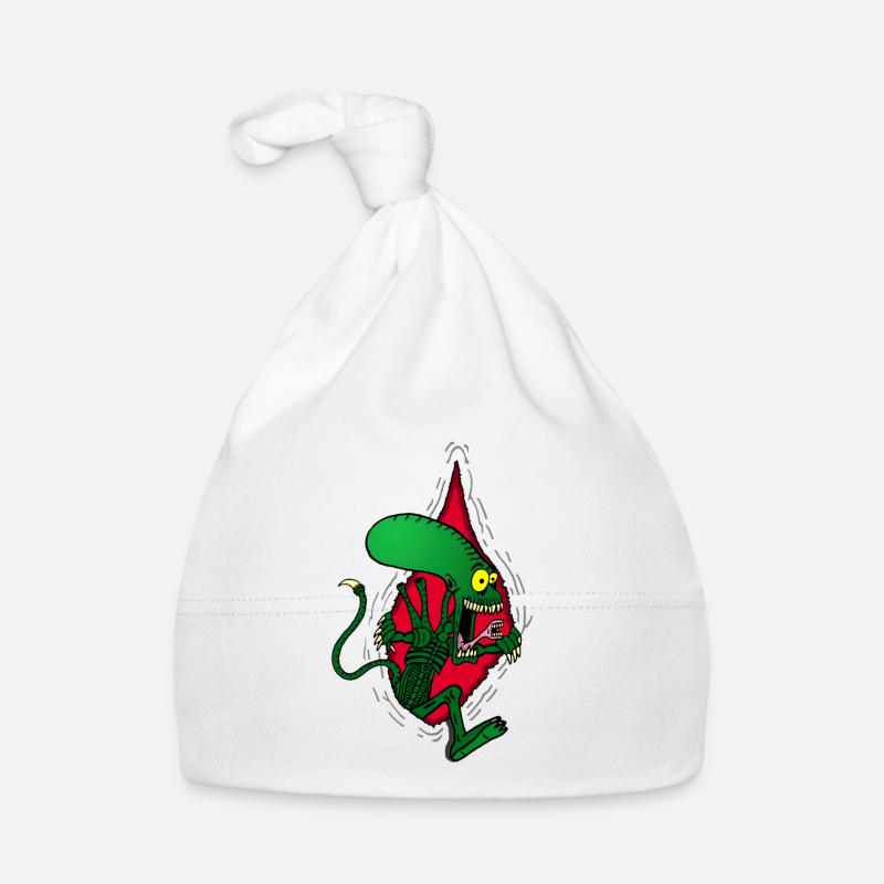 Alien alien monster Organic Baby Cap