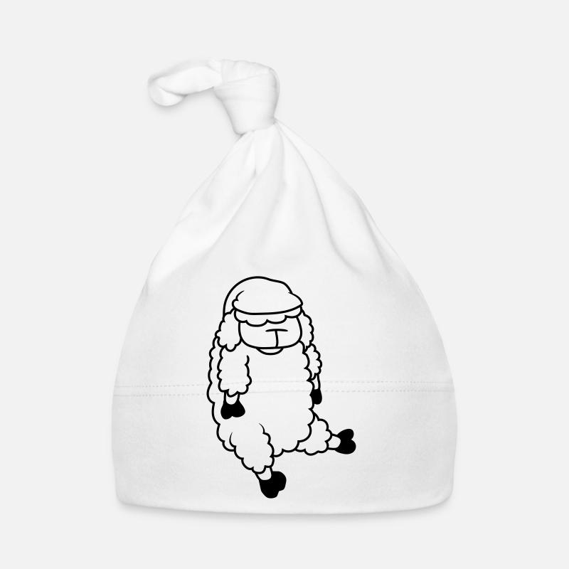 Schlaf Schaf Schlafmütze Baby Bio-Mütze