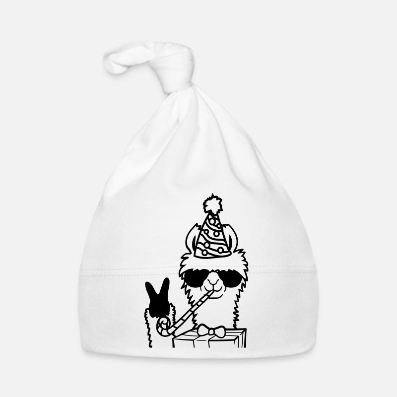 Party No Drama Llama Baby Bio-Mütze