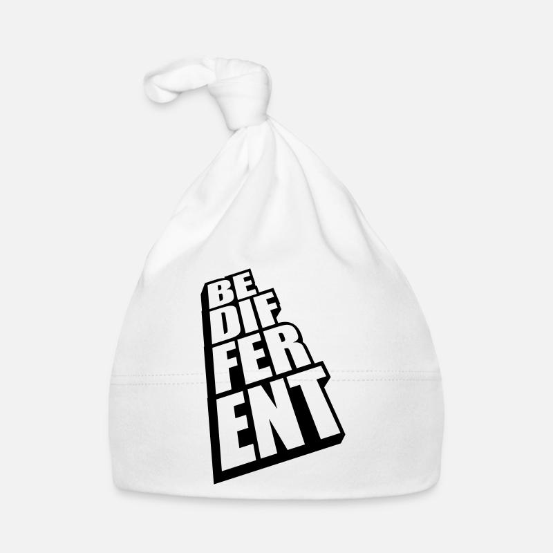 Soyez différent Logo Design Bonnet bio Bébé