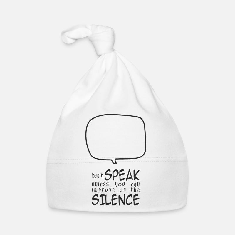 Don't Speak Organic Baby Cap