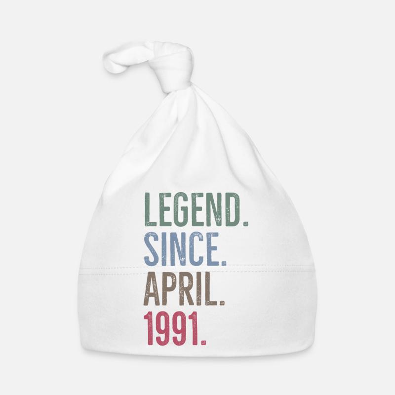 Legend Since April 1991 Organic Baby Cap