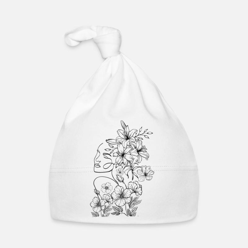 Blumenfrau Baby Bio-Mütze
