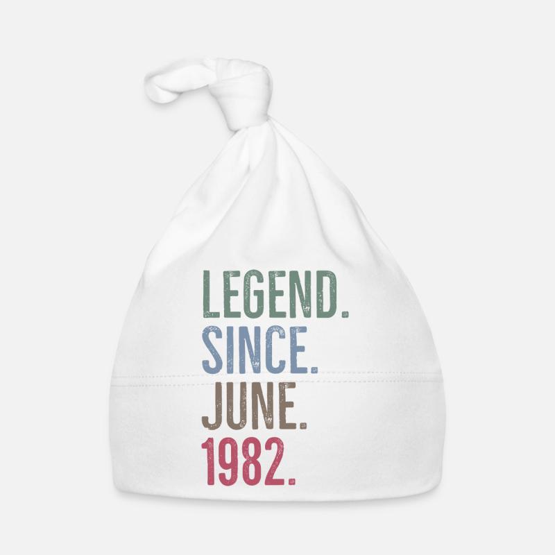 Legend Since June 1982 Organic Baby Cap