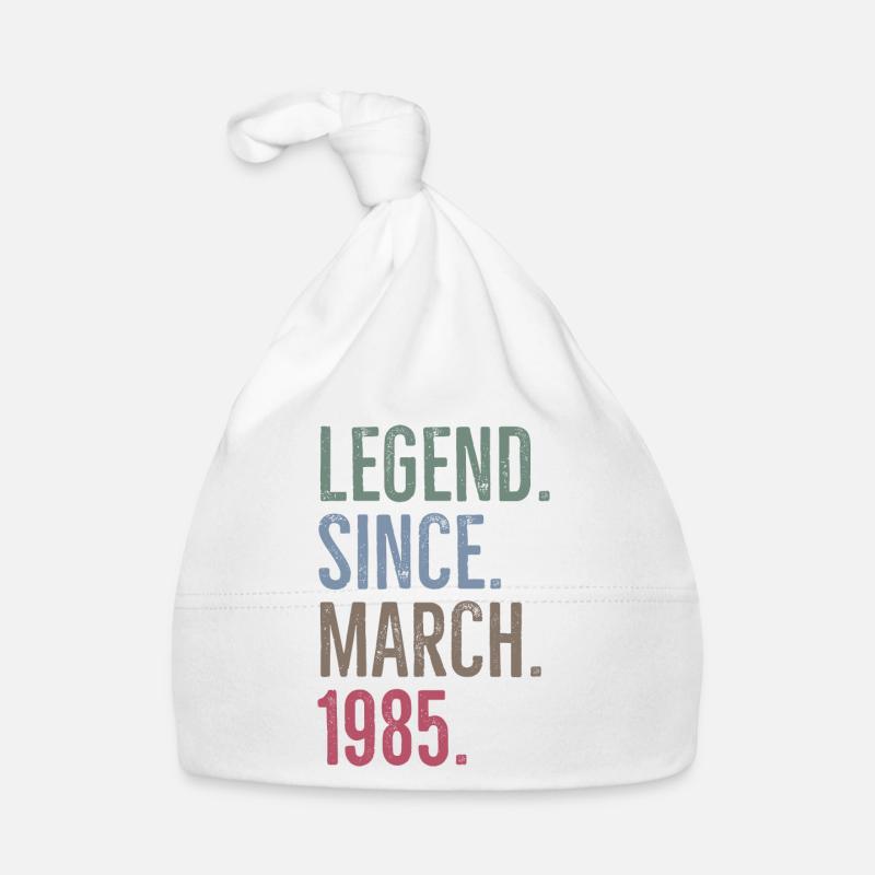 Legend Since March 1985 Organic Baby Cap
