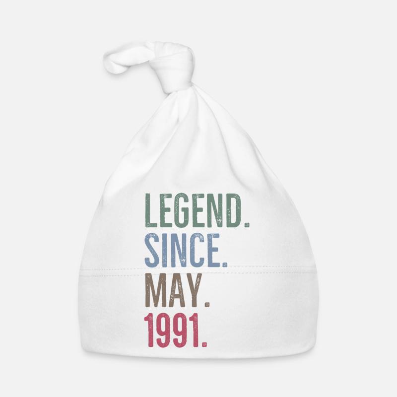 Legend Since May 1991 Organic Baby Cap