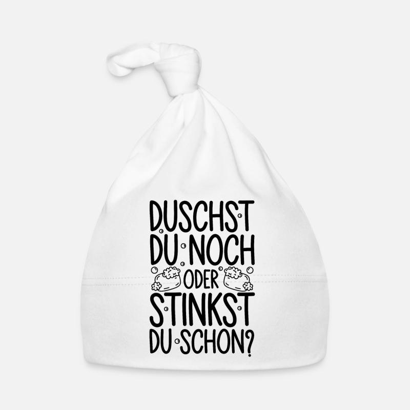 Duschst du noch oder stinkst Du schon? Winter Baby Bio-Mütze