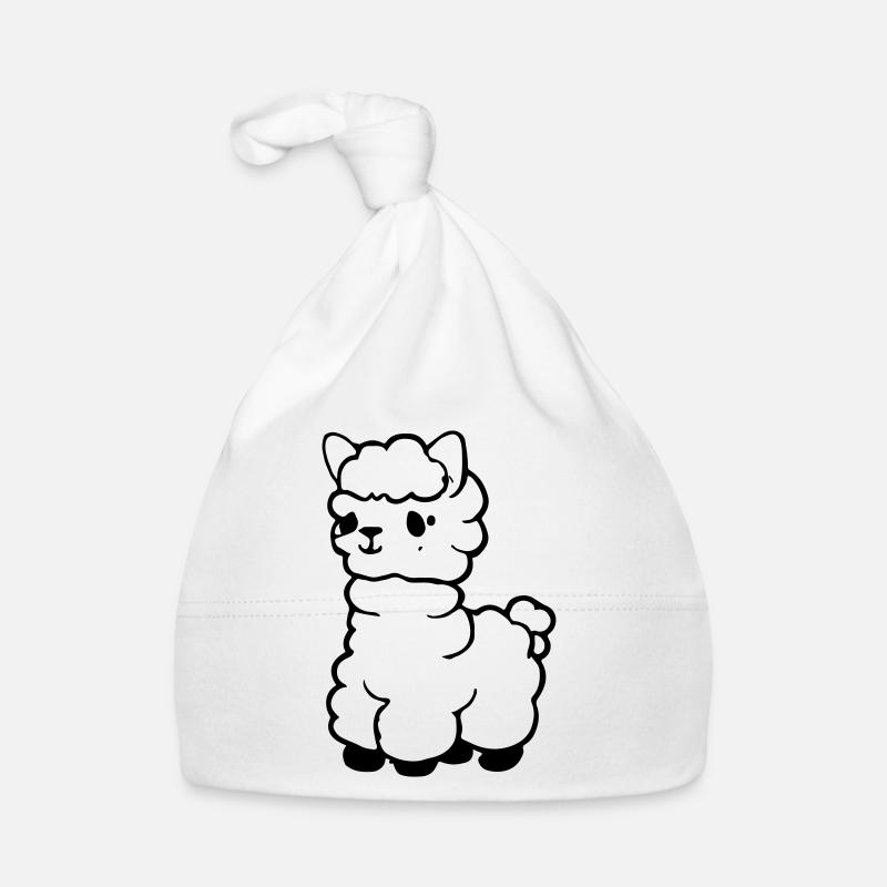 Bébé Lama Bébé Alpaga Drôle Bonnet bio Bébé